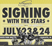 Signing With The Stars